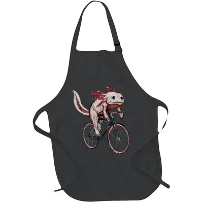 Axolotl Cycling Funny Axolotl Lover Axolotl Bicycle Axolotl Apron