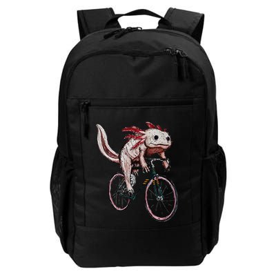 Axolotl Cycling Funny Axolotl Lover Axolotl Bicycle Axolotl Backpack