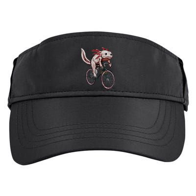Axolotl Cycling Funny Axolotl Lover Axolotl Bicycle Axolotl Adult Drive Performance Visor