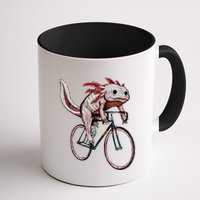 Axolotl Cycling Funny Axolotl Lover Axolotl Bicycle Axolotl Mug