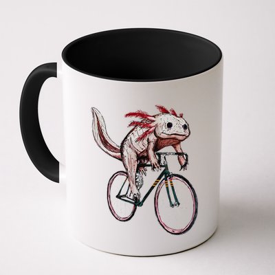 Axolotl Cycling Funny Axolotl Lover Axolotl Bicycle Axolotl Mug