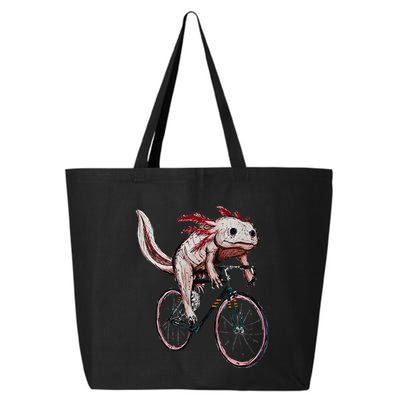 Axolotl Cycling Funny Axolotl Lover Axolotl Bicycle Axolotl 25L Jumbo Tote