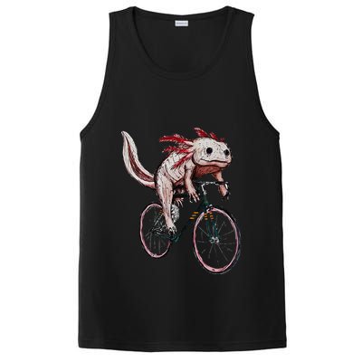 Axolotl Cycling Funny Axolotl Lover Axolotl Bicycle Axolotl PosiCharge Competitor Tank
