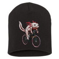 Axolotl Cycling Funny Axolotl Lover Axolotl Bicycle Axolotl Short Acrylic Beanie