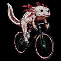 Axolotl Cycling Funny Axolotl Lover Axolotl Bicycle Axolotl Wool Snapback Cap