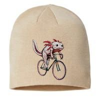 Axolotl Cycling Funny Axolotl Lover Axolotl Bicycle Axolotl Sustainable Beanie