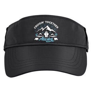 Alaska Cruise Family Vacation Friends Group Travel Matching Gift Adult Drive Performance Visor