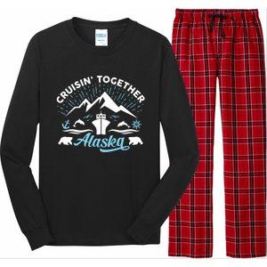 Alaska Cruise Family Vacation Friends Group Travel Matching Gift Long Sleeve Pajama Set