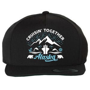 Alaska Cruise Family Vacation Friends Group Travel Matching Gift Wool Snapback Cap