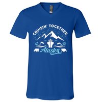 Alaska Cruise Family Vacation Friends Group Travel Matching Gift V-Neck T-Shirt