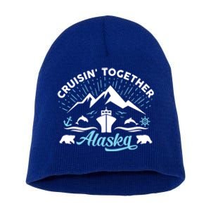 Alaska Cruise Family Vacation Friends Group Travel Matching Gift Short Acrylic Beanie