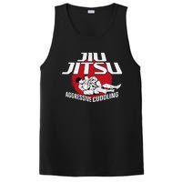 Aggressive Cuddling Funny Jiu Jitsu BJJ Fighter PosiCharge Competitor Tank