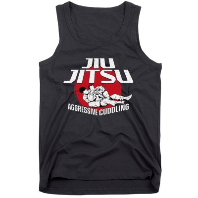 Aggressive Cuddling Funny Jiu Jitsu BJJ Fighter Tank Top