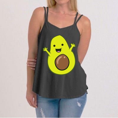 Avocado Costume Funny Avocado Halloween Costume Avocado Women's Strappy Tank