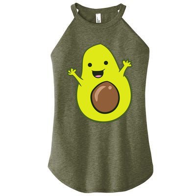 Avocado Costume Funny Avocado Halloween Costume Avocado Women's Perfect Tri Rocker Tank