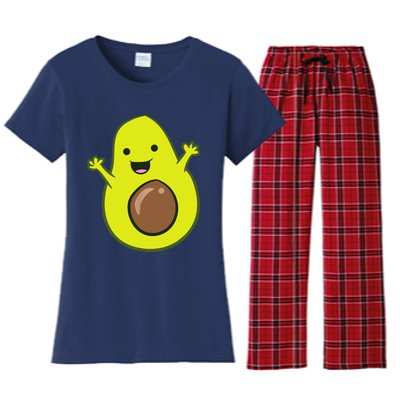 Avocado Costume Funny Avocado Halloween Costume Avocado Women's Flannel Pajama Set