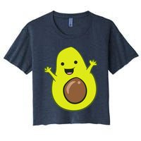 Avocado Costume Funny Avocado Halloween Costume Avocado Women's Crop Top Tee