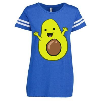 Avocado Costume Funny Avocado Halloween Costume Avocado Enza Ladies Jersey Football T-Shirt