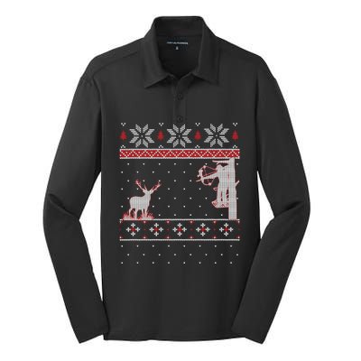 Amazing Cute Funny Duck Hunter Deer Hunting Ugly Christmas Cute Gift Silk Touch Performance Long Sleeve Polo