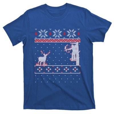 Amazing Cute Funny Duck Hunter Deer Hunting Ugly Christmas Cute Gift T-Shirt