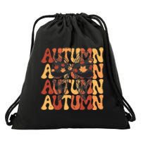 Autumn Coquette Fall Cozy Season Drawstring Bag