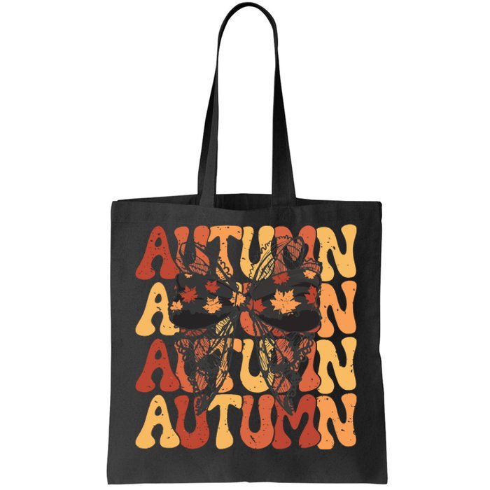 Autumn Coquette Fall Cozy Season Tote Bag