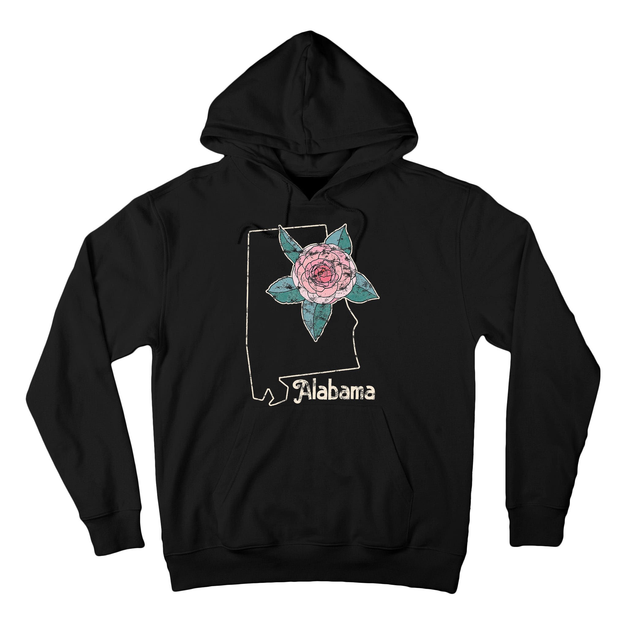 Alabama Camellia Flower Wildflower State Tall Hoodie