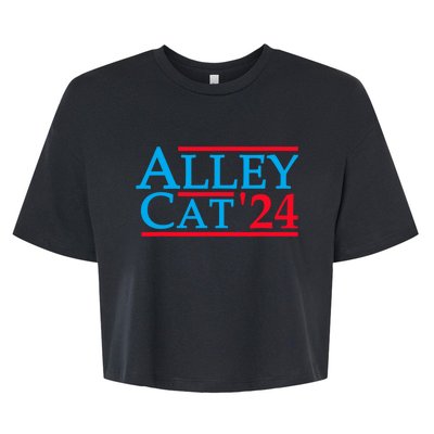 Alley Cat For President Trump 2024 Bella+Canvas Jersey Crop Tee