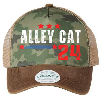 Alley Cat For President Trump 2024 Legacy Tie Dye Trucker Hat