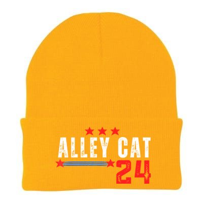 Alley Cat For President Trump 2024 Knit Cap Winter Beanie