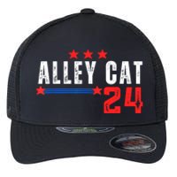 Alley Cat For President Trump 2024 Flexfit Unipanel Trucker Cap