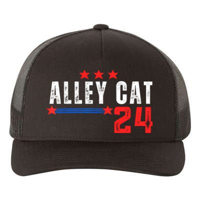 Alley Cat For President Trump 2024 Yupoong Adult 5-Panel Trucker Hat