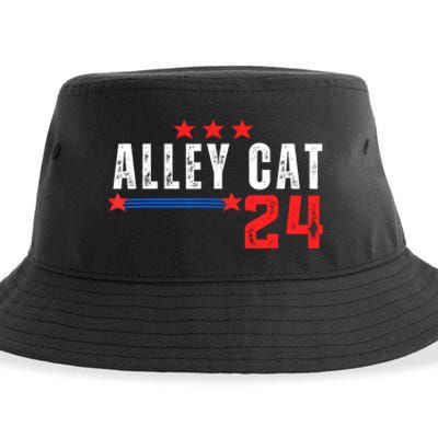 Alley Cat For President Trump 2024 Sustainable Bucket Hat