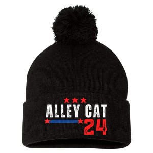 Alley Cat For President Trump 2024 Pom Pom 12in Knit Beanie