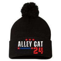 Alley Cat For President Trump 2024 Pom Pom 12in Knit Beanie