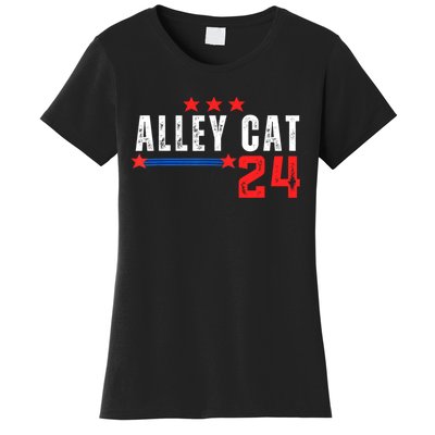 Alley Cat For President Trump 2024 Women's T-Shirt