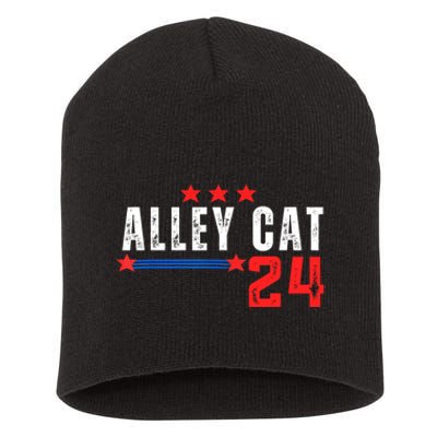 Alley Cat For President Trump 2024 Short Acrylic Beanie