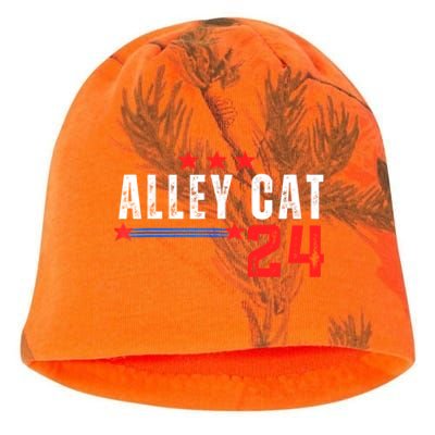 Alley Cat For President Trump 2024 Kati - Camo Knit Beanie