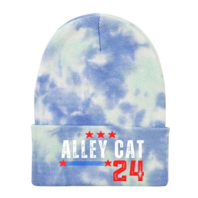 Alley Cat For President Trump 2024 Tie Dye 12in Knit Beanie