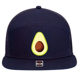 Avocado Costume Fruit Halloween 7 Panel Mesh Trucker Snapback Hat