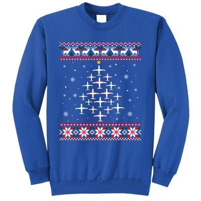 Airplane Christmas Funny Ugly Xmas Sweater Gift Sweatshirt