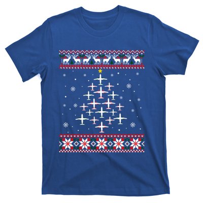 Airplane Christmas Funny Ugly Xmas Sweater Gift T-Shirt