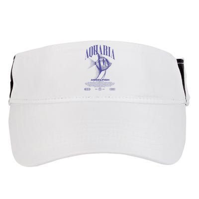 Angelfish Cichlid Fish Keeper Modern Streetwear Adult Drive Performance Visor