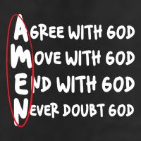 AMEN Christian Faith God 7 Panel Mesh Trucker Snapback Hat