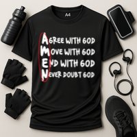 AMEN Christian Faith God Performance Shirt