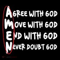 AMEN Christian Faith God Tall T-Shirt