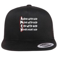 AMEN Christian Faith God Flatbill Hat