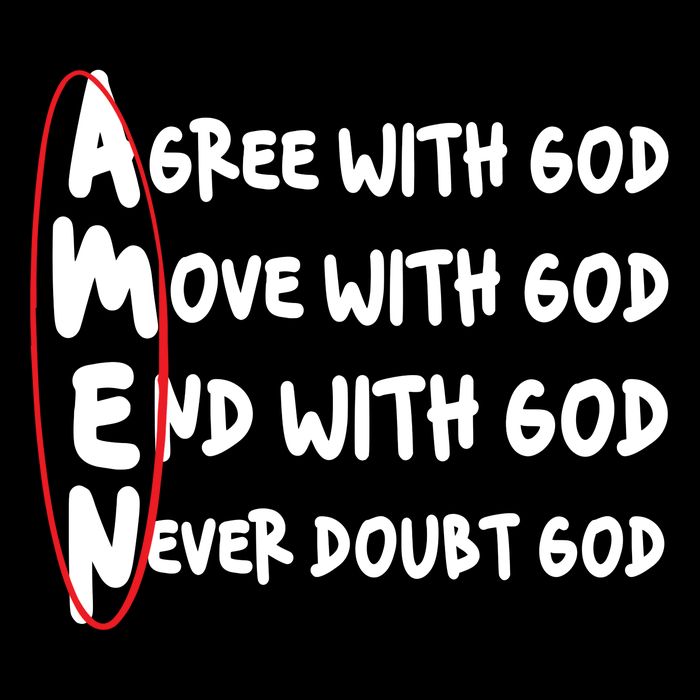 AMEN Christian Faith God Flatbill Hat