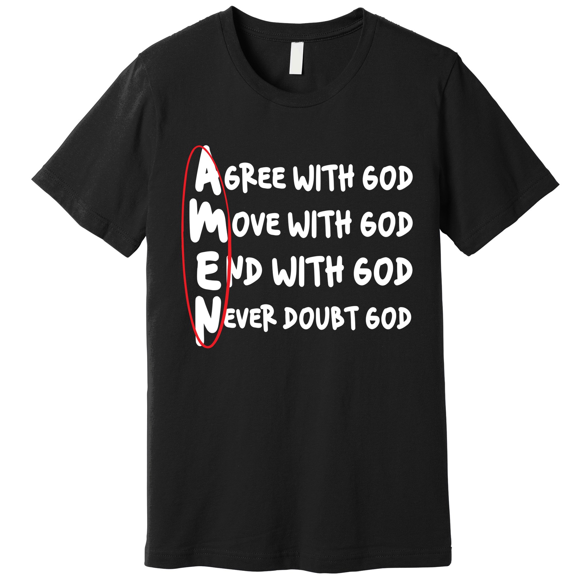 AMEN Christian Faith God Premium T-Shirt