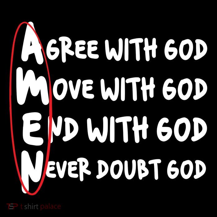 AMEN Christian Faith God Women's V-Neck T-Shirt